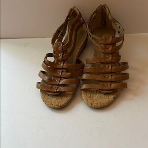 Cloudwalkers Brown Gladiator Sandals Size 9